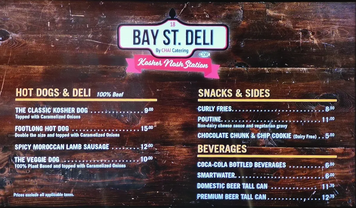 Bay St Deli Kosher