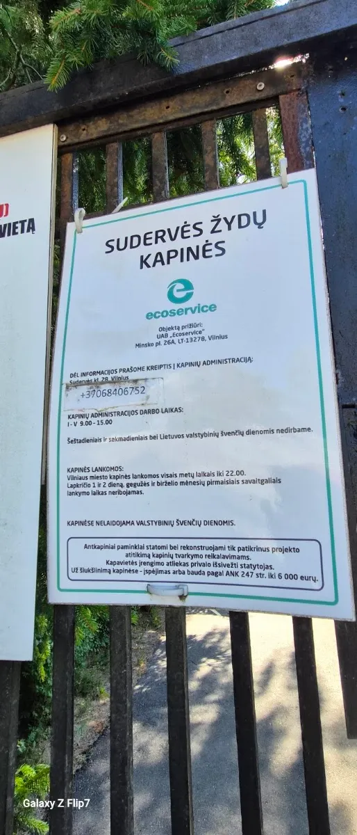 Cementerio Judío de Sudervė — foto 2