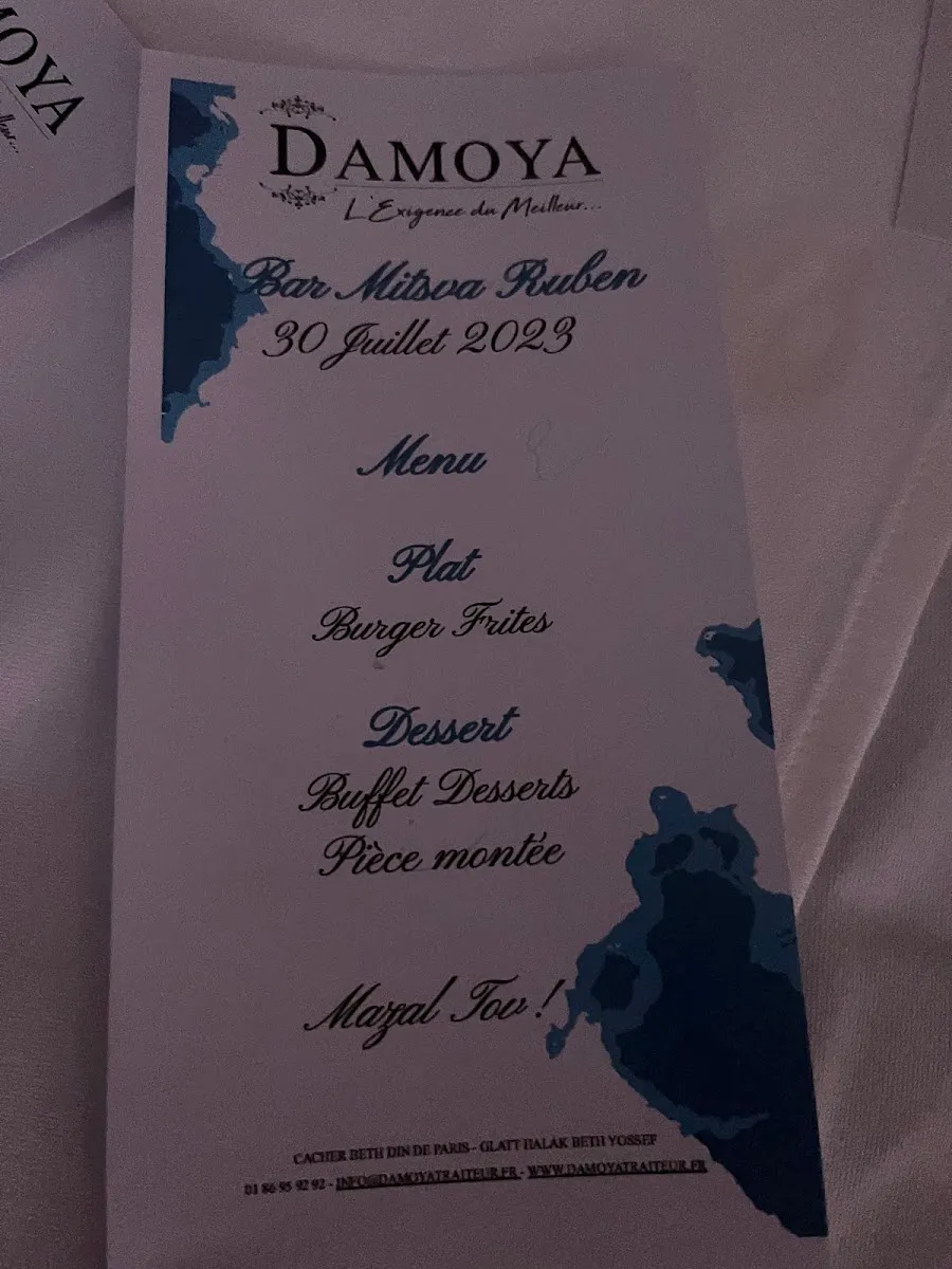 Damoya Traiteur - Séminaire, Mariage , Shabat , Bar Mitsva , Bat Mitsva , Traiteur à Domicile — foto 2