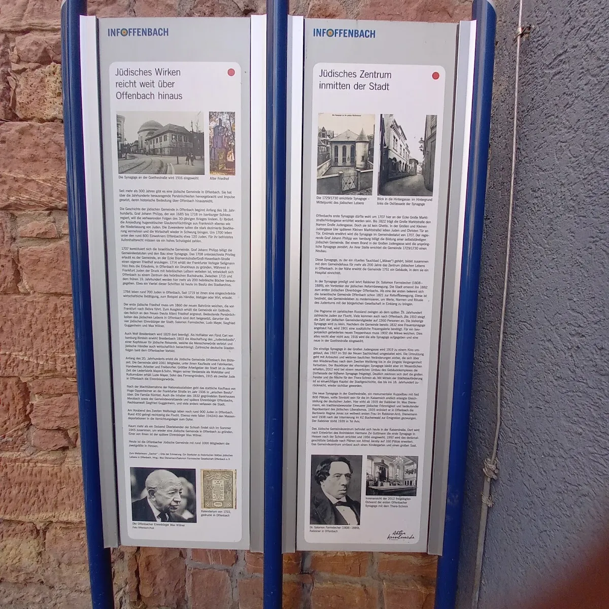 Fassade der alten Synagoge — foto 3