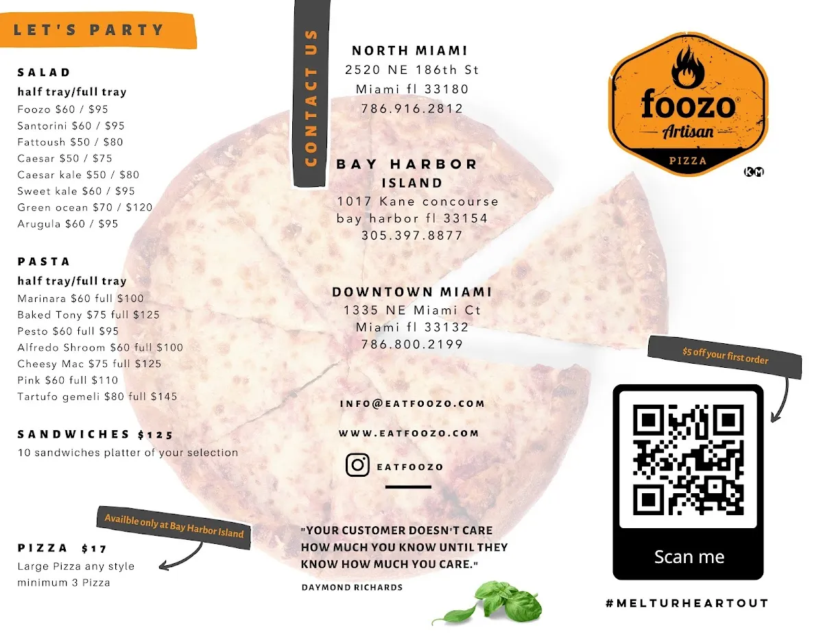 Foozo Artisan Pizza (2520 NE 186th St) — foto 2