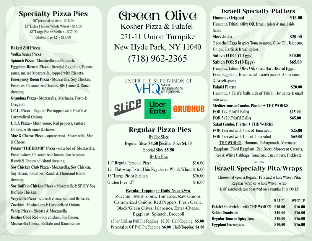 Green Olive Kosher Pizza and Falafel — foto 2