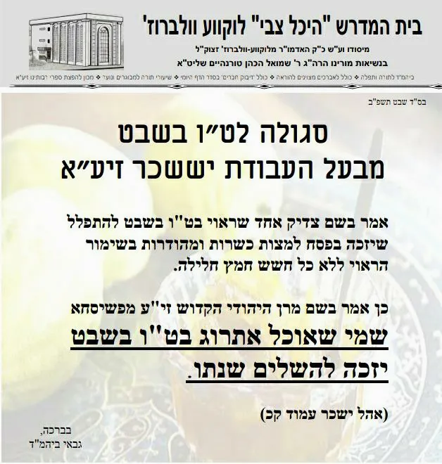 Heichal Tzvi Beit Midrash (Lukeve-Volbroz) — foto 2