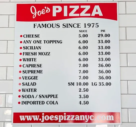 Joe's Pizza NYC — foto 2
