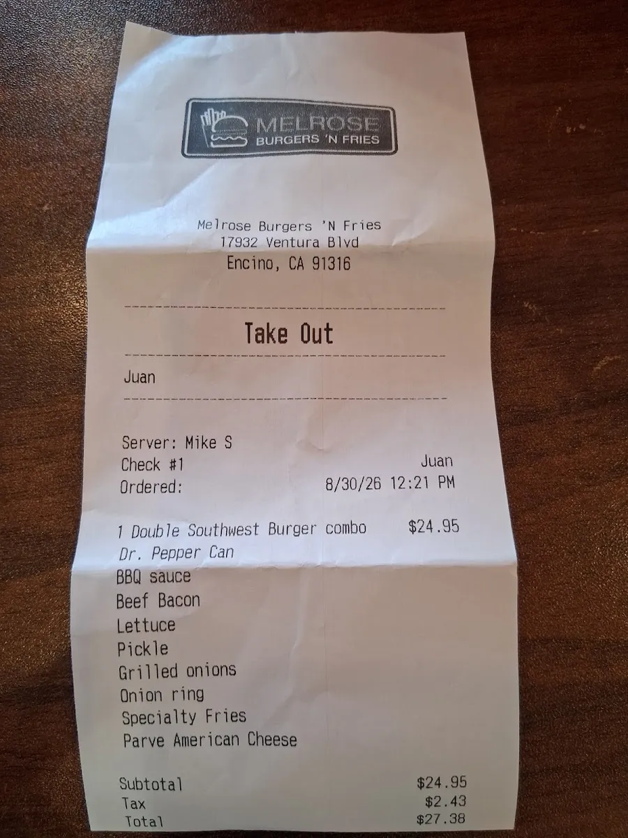 Melrose Burgers 'N Fries — foto 4
