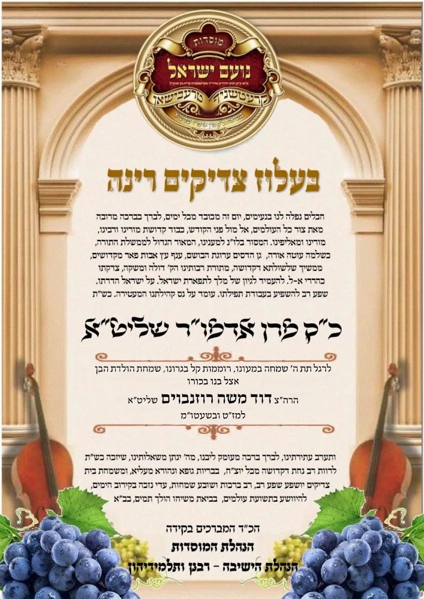 Noam Yisrael Trebishan Institutions — foto 8