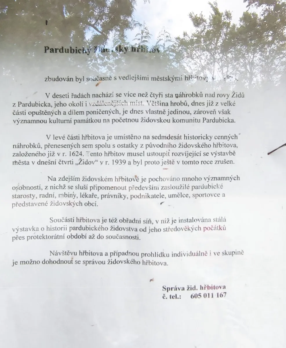 Nový židovský hřbitov Pardubice — foto 8