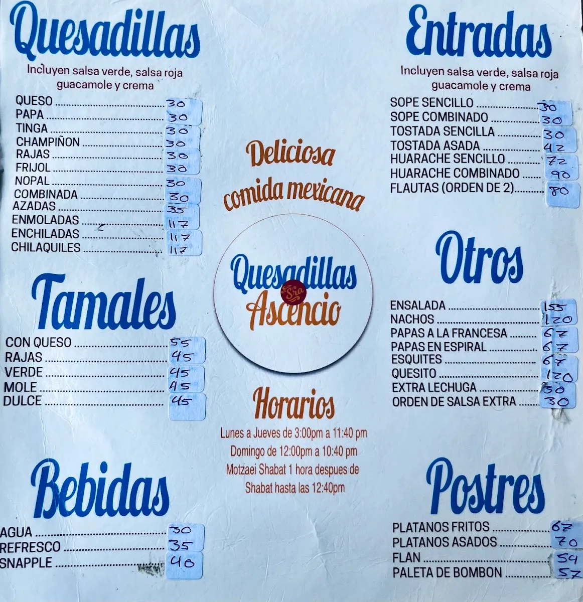 Quesadillas Sra. Ascencio de Tecamachalco — photo 2