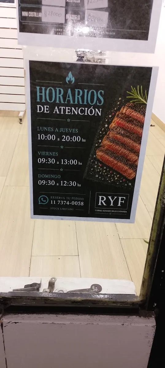 RYF Carne Kosher Seleccionada