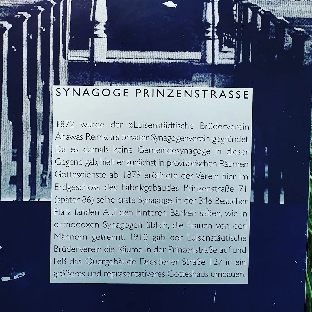 Synagogue Prinzenstraße — photo 4