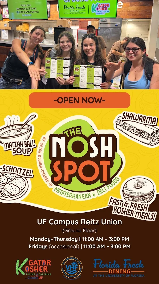 THE NOSH SPOT By Gator Kosher-Chabad UF — photo 4